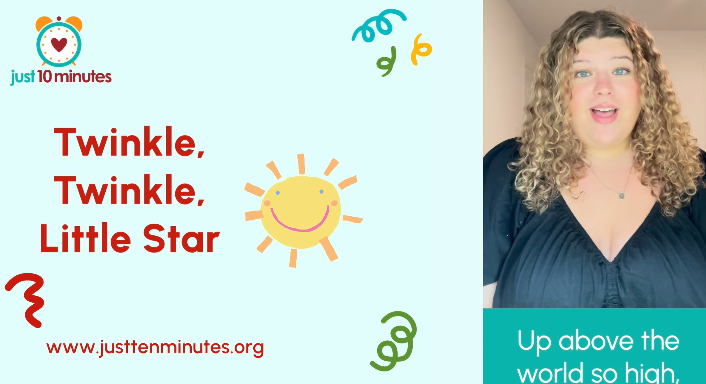 Twinkle Twinkle Little Star learn to sing and sign