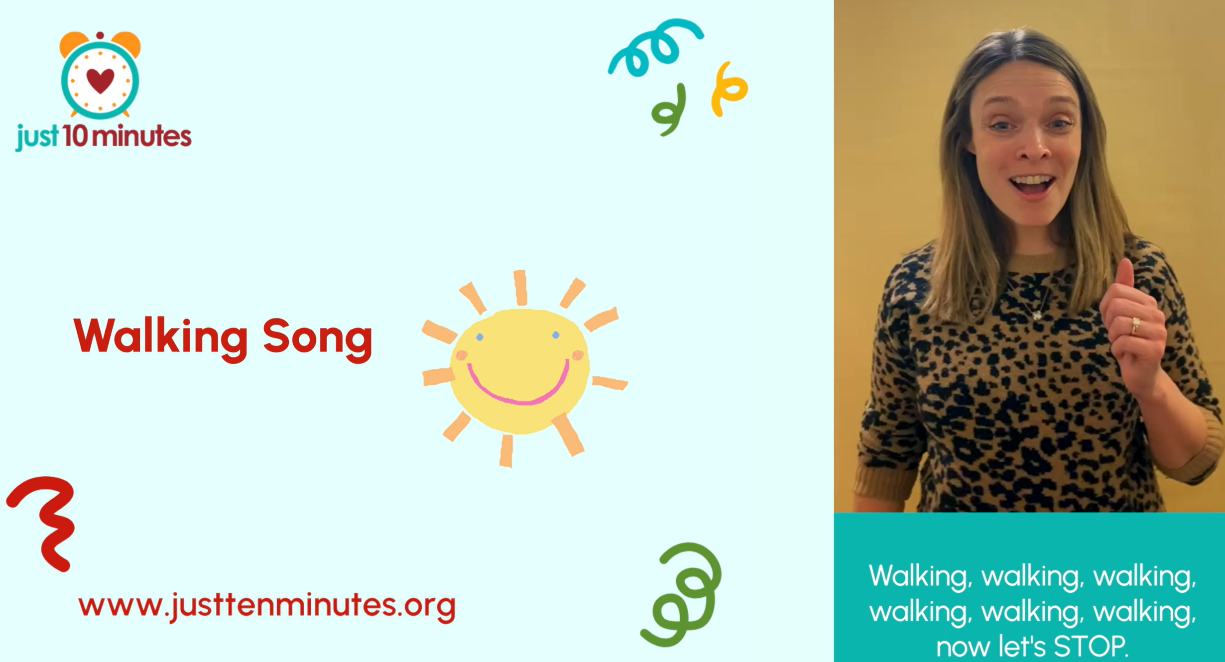 Walking Song Just 10 Minutes